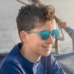 Okulary przeciwsłoneczne dla dzieci z polaryzacją, REVO 6-10 lat  zółte