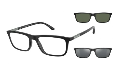 EMPORIO ARMANI 4160 50421W 55 clip-on