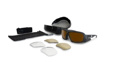 RUDY PROJECT AGENT Q + Multilaser Gold+ Transparent