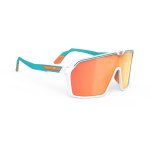  SPINSHIELD White / Emerald Multilaser Orange Rudy Project