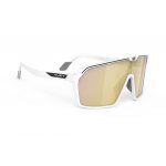 SPINSHIELD White Matte Multilaser Gold Rudy Project