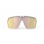 SPINSHIELD White Matte Multilaser Gold Rudy Project