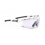 TRALYX + RUDY PROJECT Golf White Gloss ImpactX Laser Purple